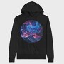Galactic Hike Stars, Hanorac Oversize Barbati (Unisex)