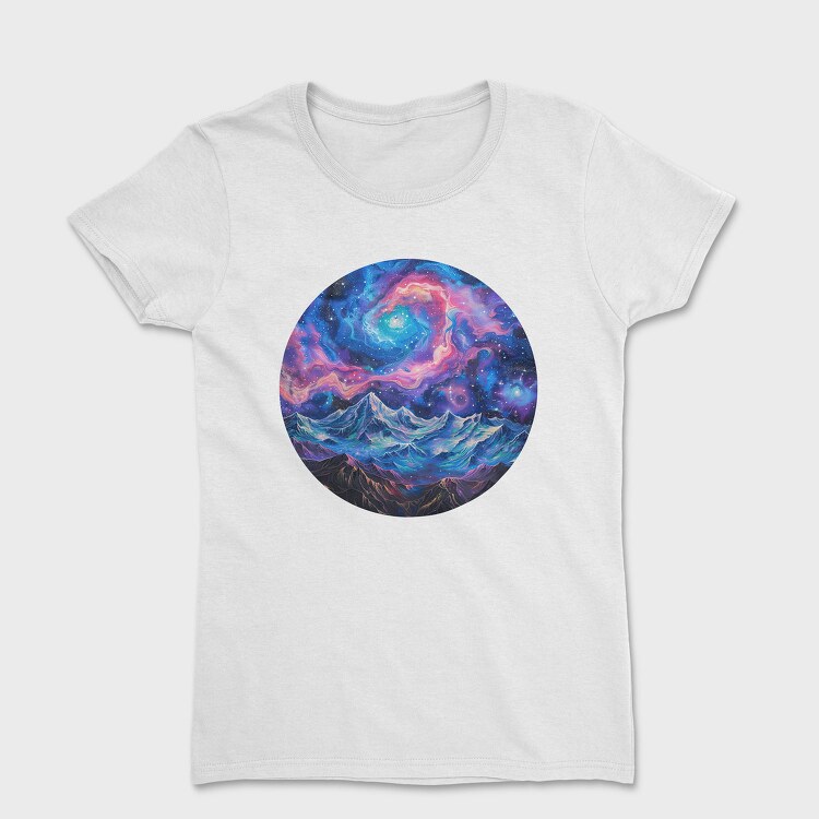 Galactic Mountain Night, Tricou Femei