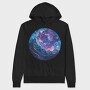 Galactic Mountain Spiral, Hanorac Oversize Barbati (Unisex)