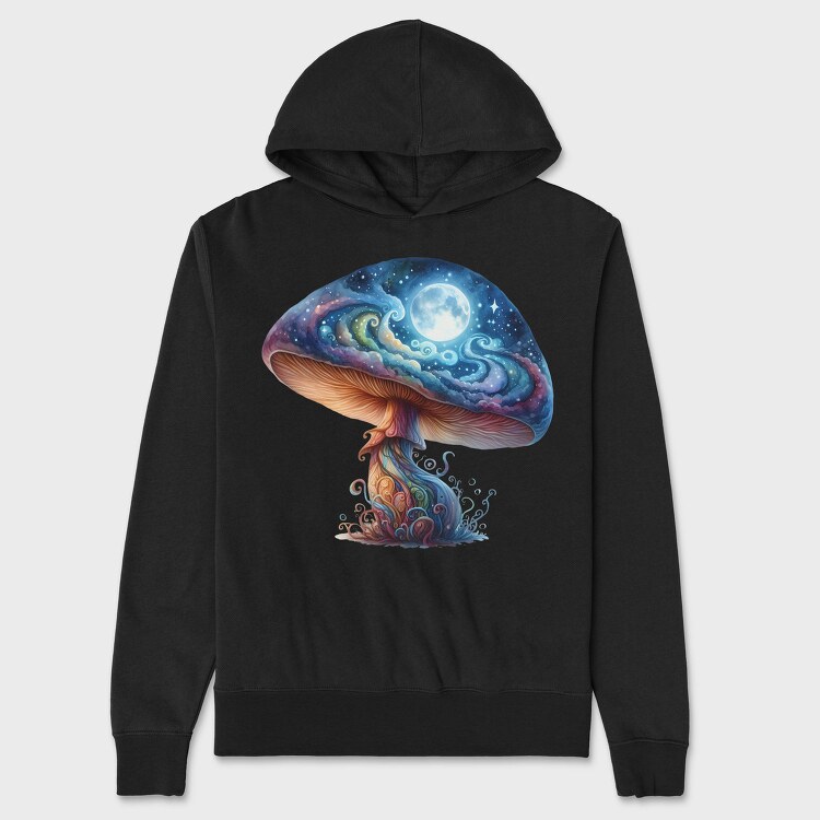 Galactic Mushroom Cloud, Hanorac Oversize Barbati (Unisex)