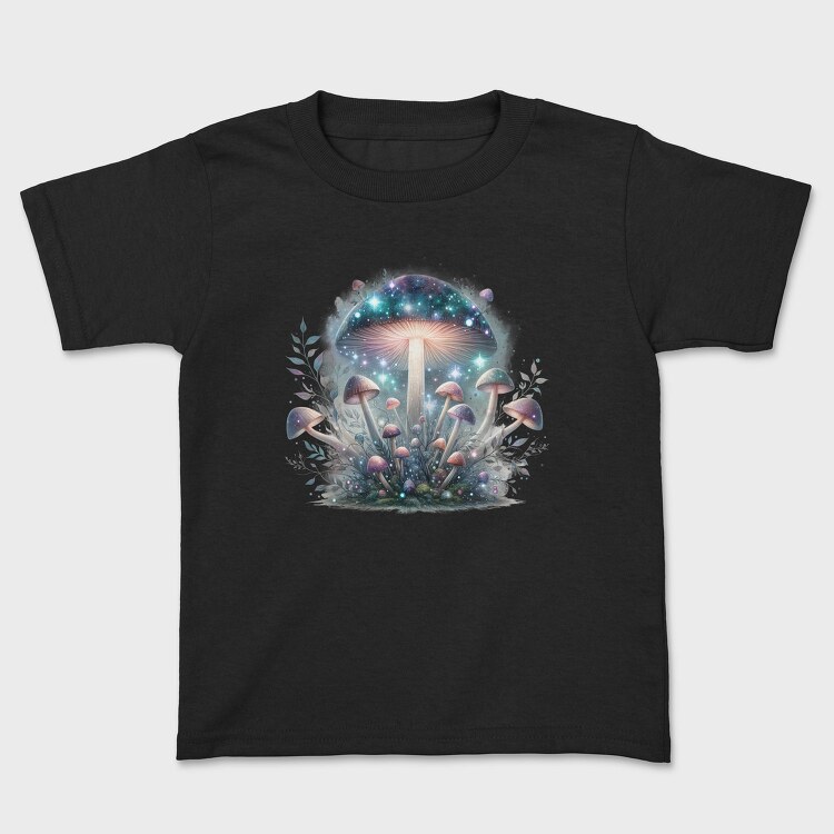 Galactic Mushroom Glow, Tricou Copii