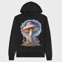 Galactic Mushroom Swirl, Hanorac Oversize Barbati (Unisex)