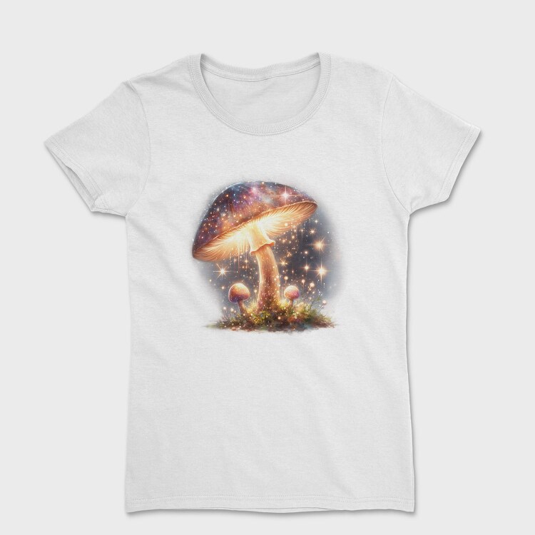 Galactic Mushrooms Glow, Tricou Femei
