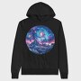 Galactic Peak Night, Hanorac Oversize Barbati (Unisex)