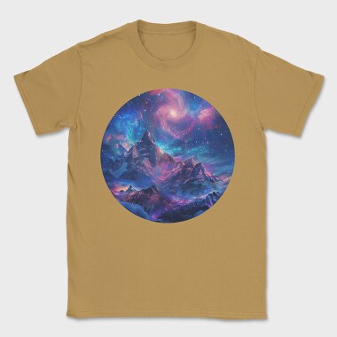 Galactic Peaks Spiral, Tricou Barbati (Unisex)
