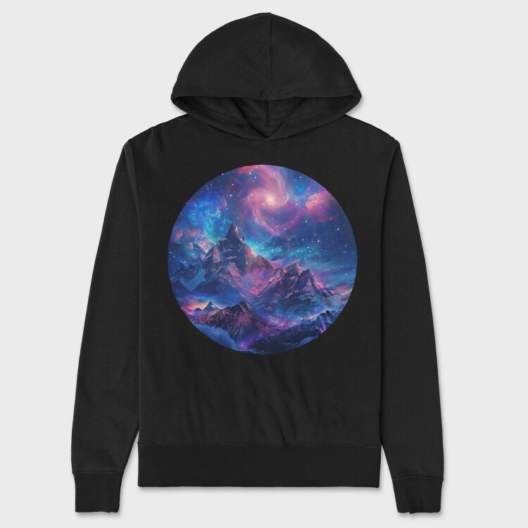 Galactic Peaks Spiral, Hanorac Oversize Barbati (Unisex)
