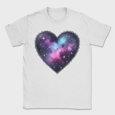Galaxy Heart Sublimation, Tricou Barbati (Unisex)