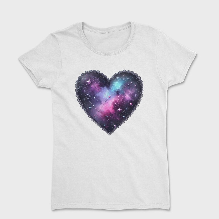 Galaxy Heart Sublimation, Tricou Femei