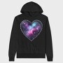 Galaxy Heart Sublimation, Hanorac Oversize Barbati (Unisex)
