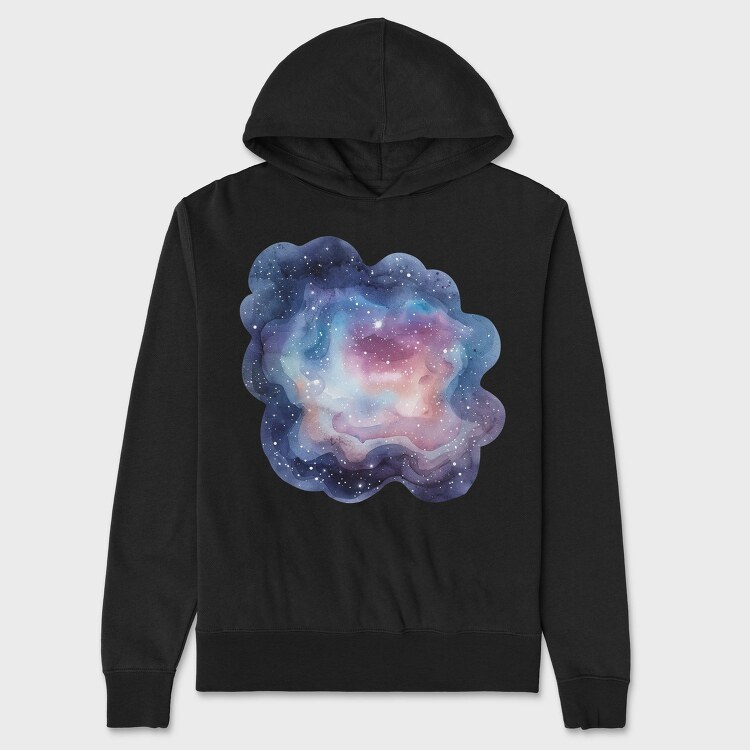 Galaxy Night Sky, Hanorac Oversize Barbati (Unisex)