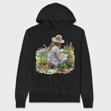 Gardener Flowers Garden, Hanorac Oversize Barbati (Unisex)