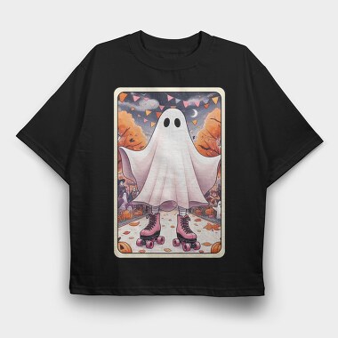 Ghost Roller Skates, Tricou Oversize Barbati (Unisex)