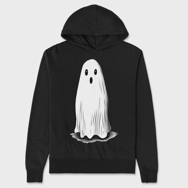 Ghost Silhouette, Hanorac Oversize Barbati (Unisex)