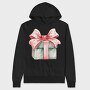 Gift Box Bow, Hanorac Oversize Barbati (Unisex)