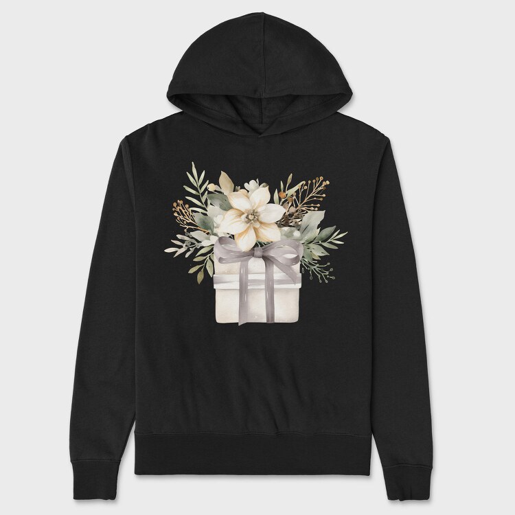 Gift Box Flowers, Hanorac Oversize Barbati (Unisex)