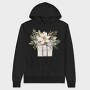 Gift Box Flowers, Hanorac Oversize Barbati (Unisex)