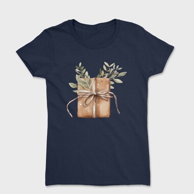 Gift Box With Leaves, Tricou Femei