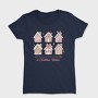 Gingerbread Kisses Christmas Wishes, Tricou Femei