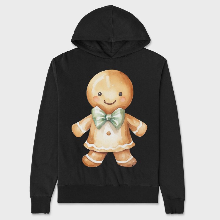 Gingerbread Man, Hanorac Oversize Barbati (Unisex)