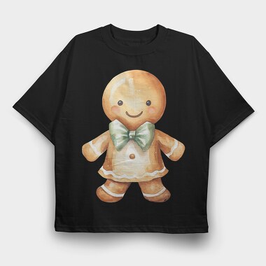 Gingerbread Man, Tricou Oversize Barbati (Unisex)