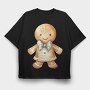 Gingerbread Man, Tricou Oversize Barbati (Unisex)