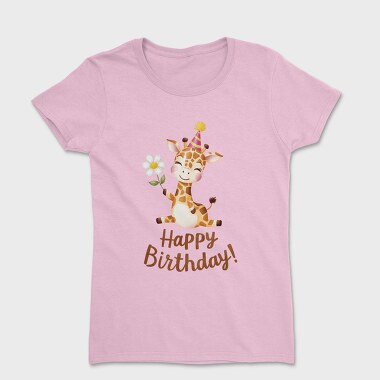 Giraffe Party Hat, Tricou Femei