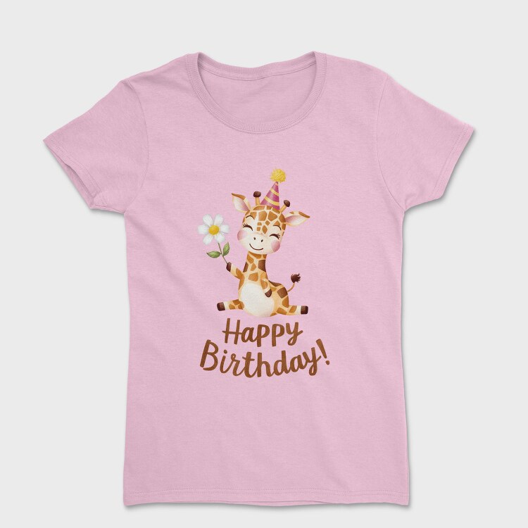Giraffe Party Hat, Tricou Femei