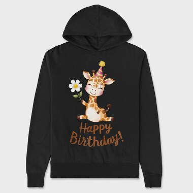 Giraffe Party Hat, Hanorac Oversize Barbati (Unisex)