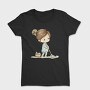 Girl Cleaning Brush, Tricou Femei