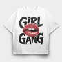 Girl Gang, Tricou Oversize Barbati (Unisex)