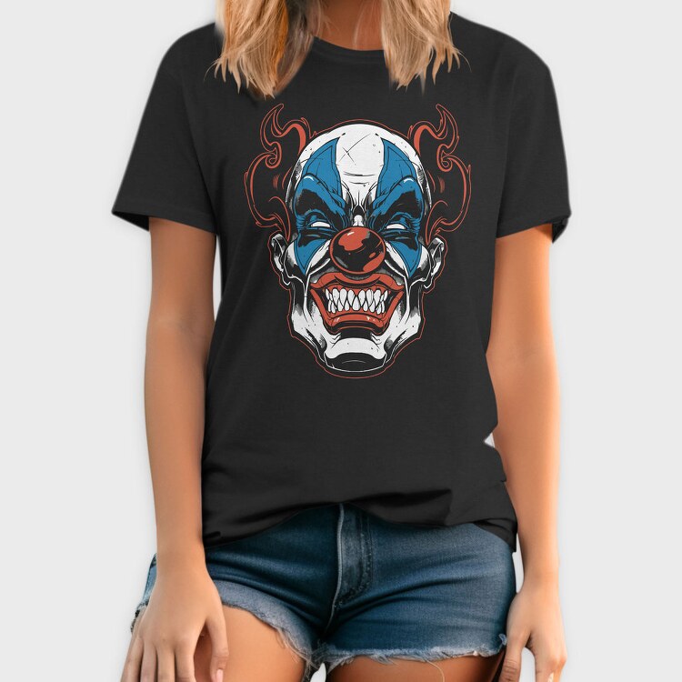 Clown Face Scream, Tricou Barbati (Unisex)