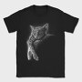 Sleeping Cat Moon, Tricou Barbati (Unisex)