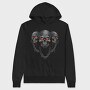 Skulls Chains, Hanorac Oversize Barbati (Unisex)