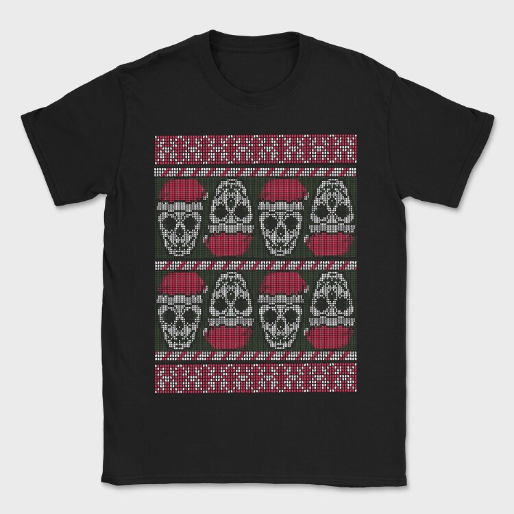 Skulls Ugly Sweater, Tricou Barbati (Unisex)