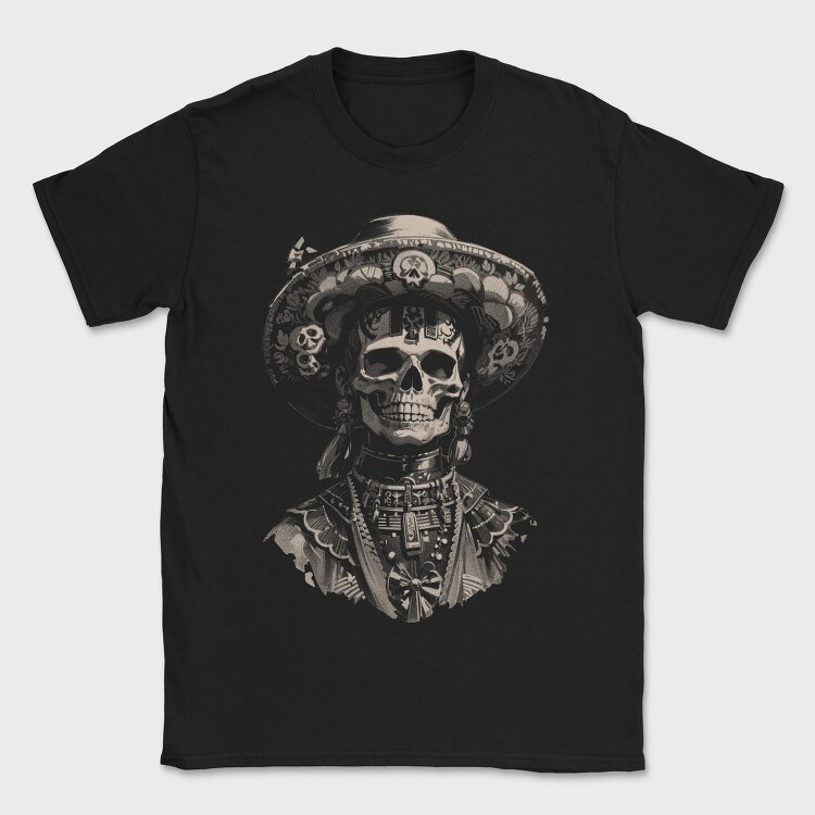 Skull Traditional, Tricou Barbati (Unisex)