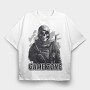 Skull Soldier Game, Tricou Oversize Barbati (Unisex)