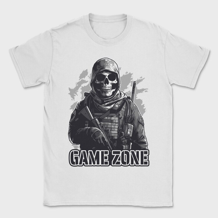 Skull Soldier Game, Tricou Barbati (Unisex)