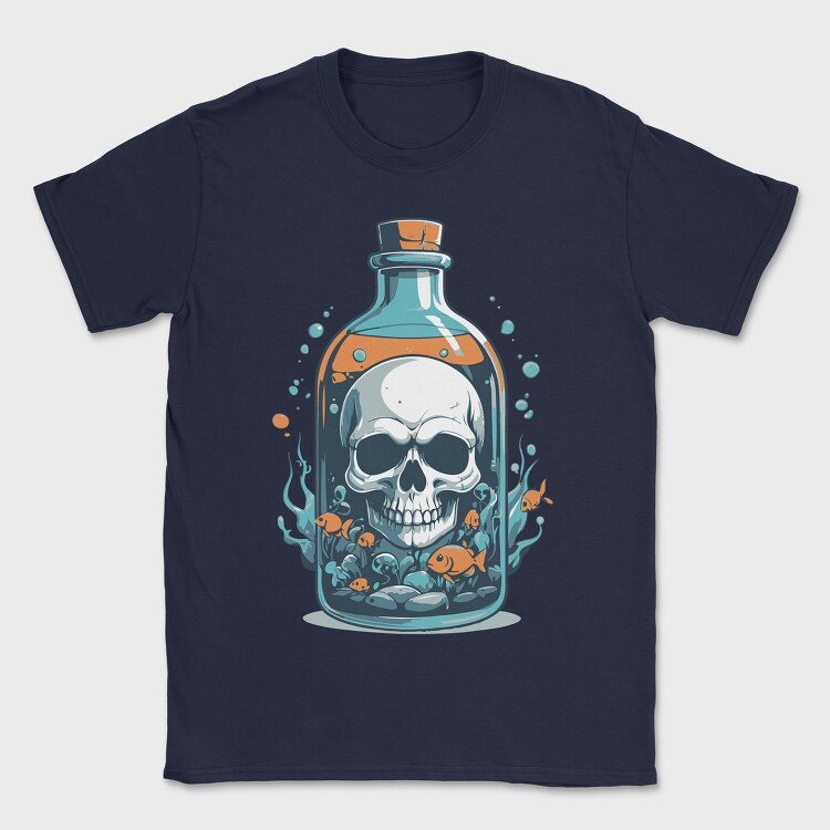 Skull Poison, Tricou Barbati (Unisex)