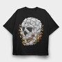 Skull of Cats, Tricou Oversize Barbati (Unisex)