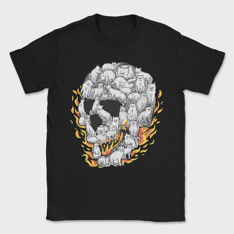Skull of Cats, Tricou Barbati (Unisex)