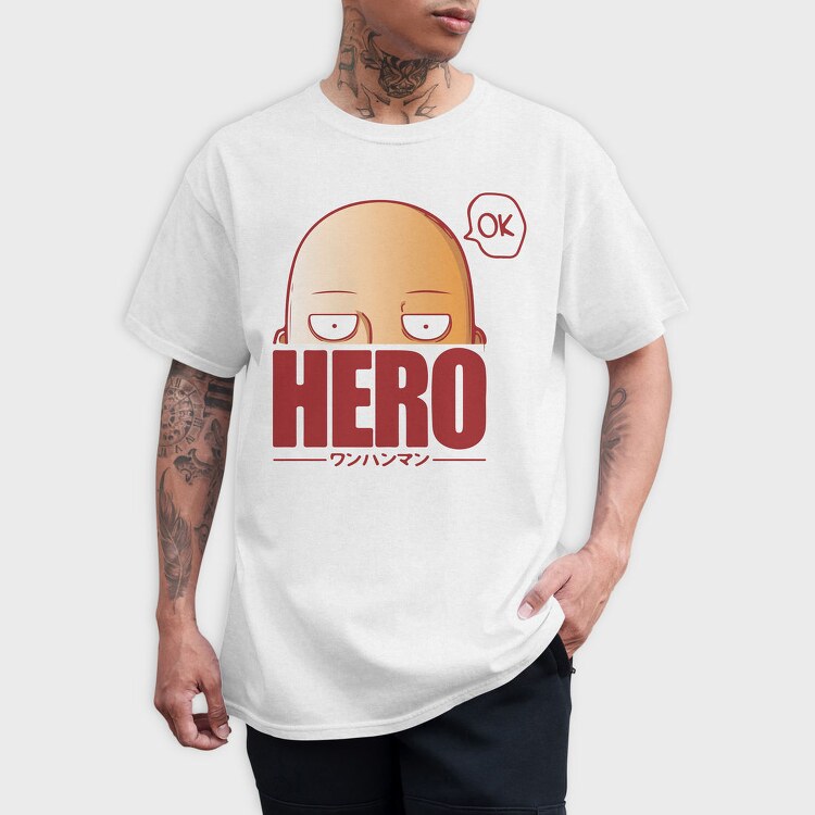 Hero Ok, Tricou Barbati (Unisex)