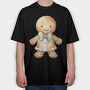 Gingerbread Man, Tricou Oversize Barbati (Unisex)