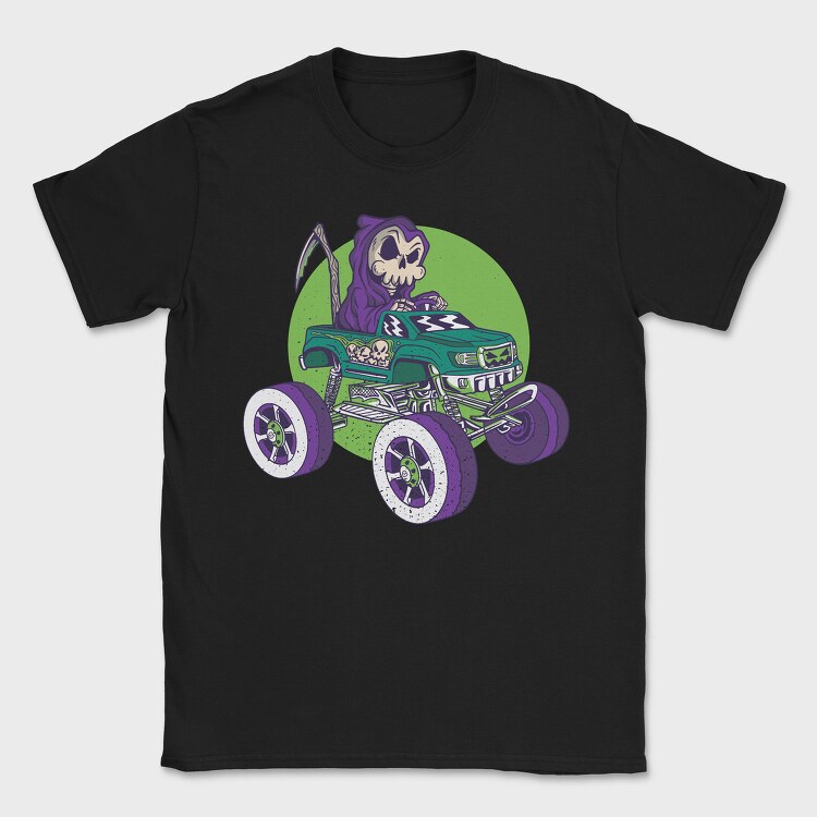 Skull Monstertruck, Tricou Barbati (Unisex)