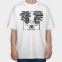 Skull Fungi, Tricou Oversize Barbati (Unisex)