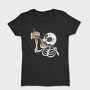 Skull Drinking Beer, Tricou Femei