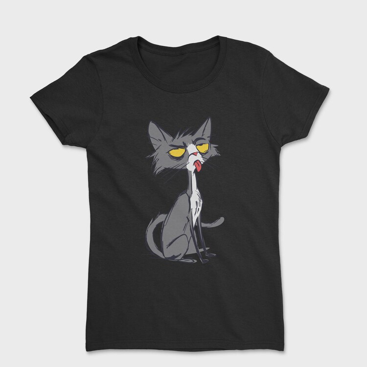 Skinny Funny Cat, Tricou Femei
