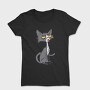 Skinny Funny Cat, Tricou Femei