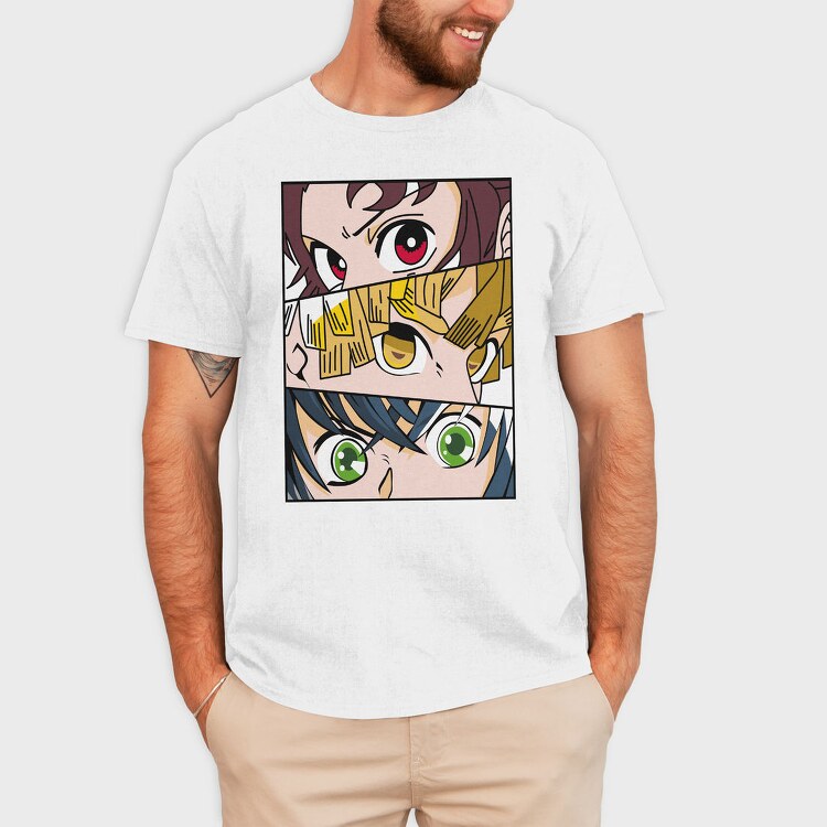 Anime Eyes, Tricou Barbati (Unisex)