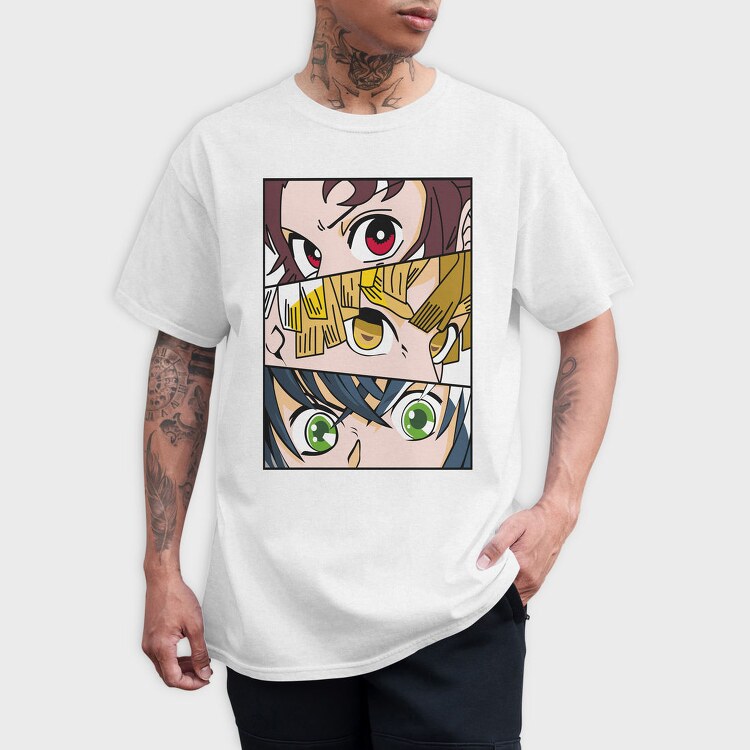 Anime Eyes, Tricou Barbati (Unisex)