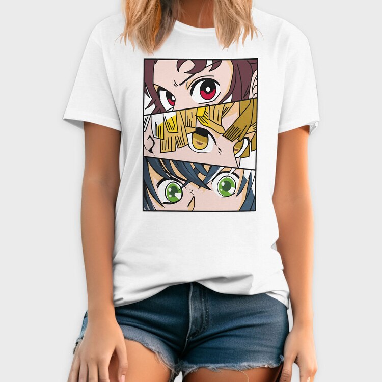 Anime Eyes, Tricou Barbati (Unisex)